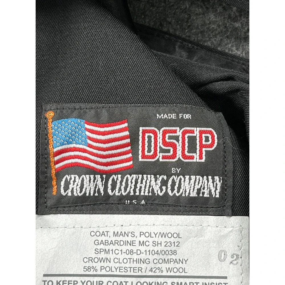 USMC Dress Blues Uniform Coat Mens 41S Blue Excellent Military Tunic Belt